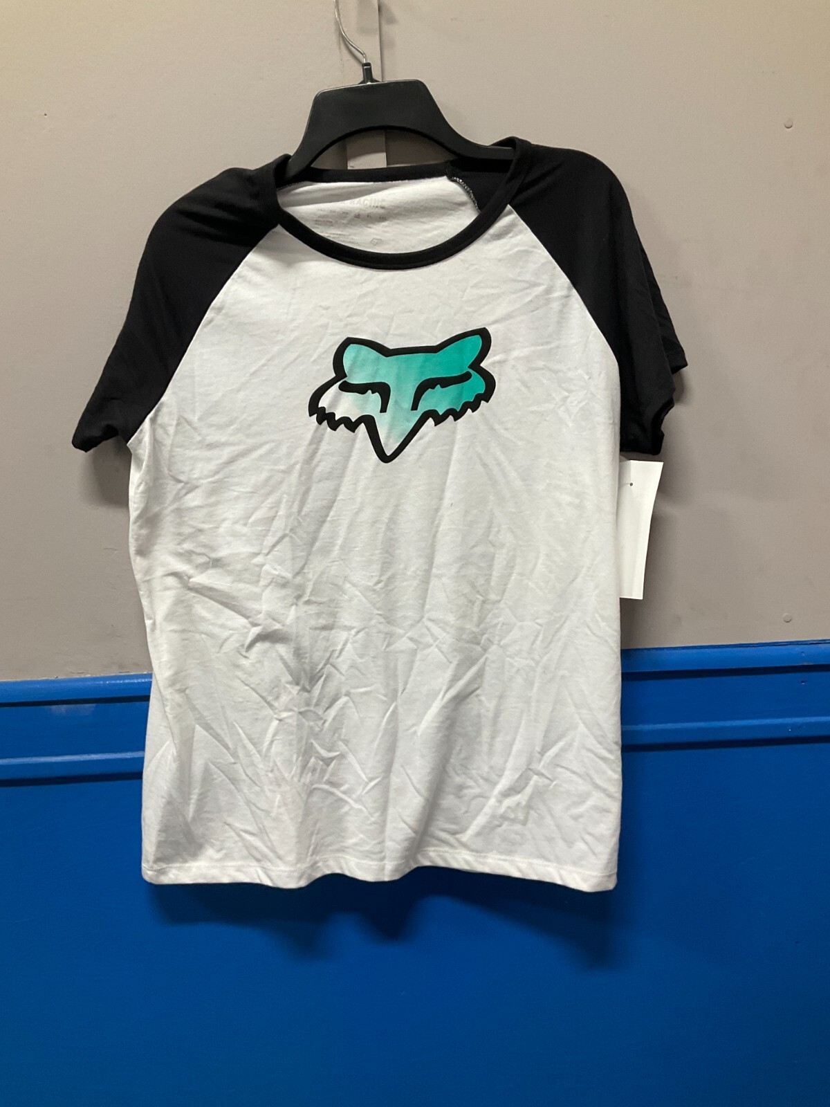 FOX RACING Womens Fgmnt Raglan Tee 30270-176-L large