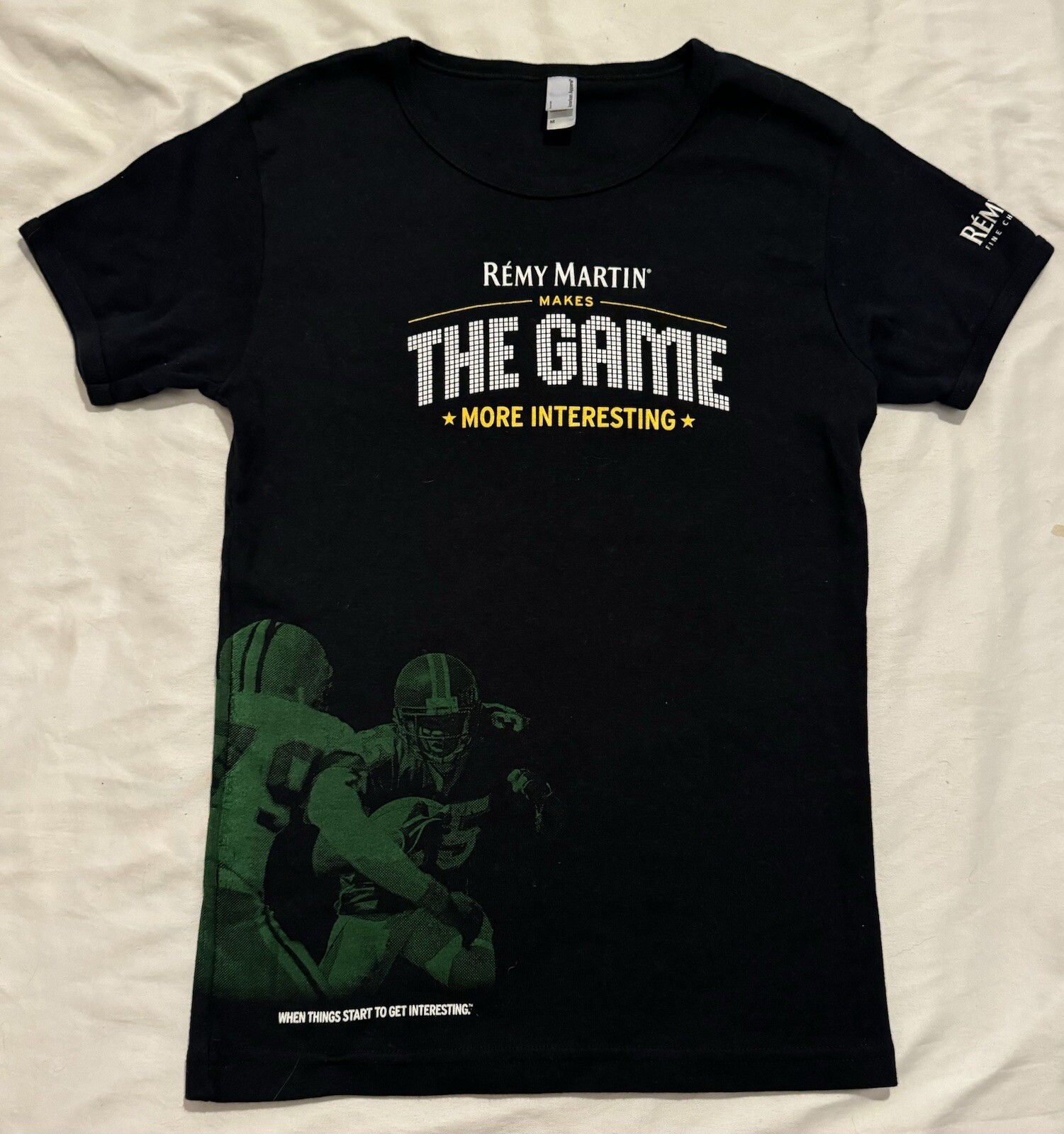 Remy Martin Makes The Game More Interesting Women’s M T-Shirt Football Cognac
