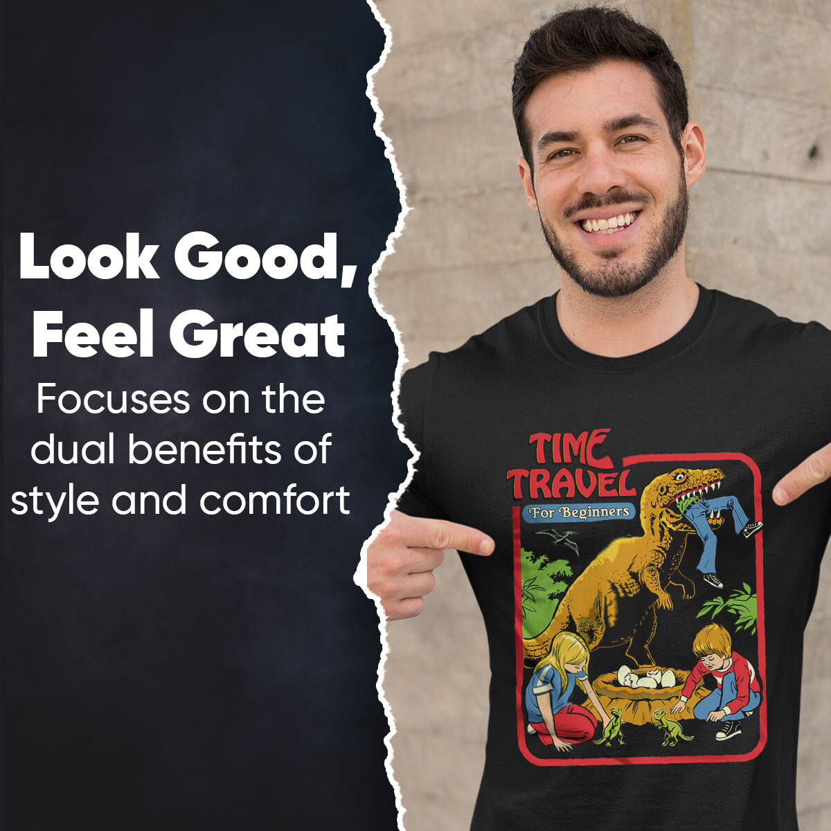 Time Travel for Beginners 90s Sci Fi T Shirt #SR#T433