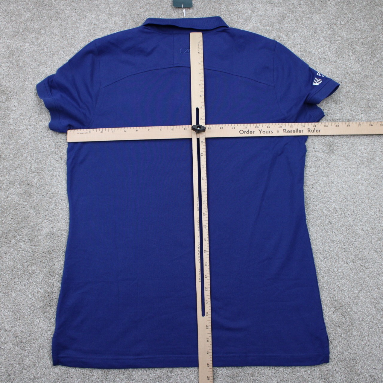 Cutter & Buck Polo Shirt NWT Womens XL Blue CB DryTec Cotton+ S/S Pullover