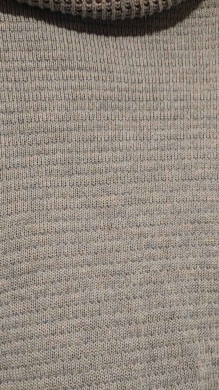 Eileen Fisher Peruvian Organic Cotton Blend Funnel Neck Sweater Sz Small Petite