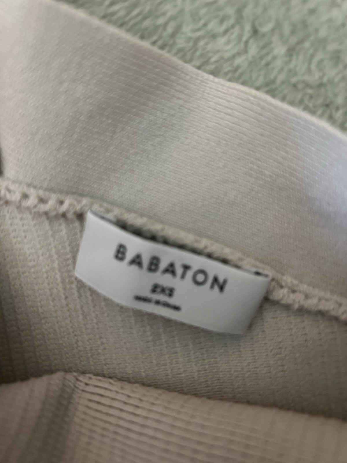 Euc Beige Babaton Halter Top Size 2xs. Xxs 0