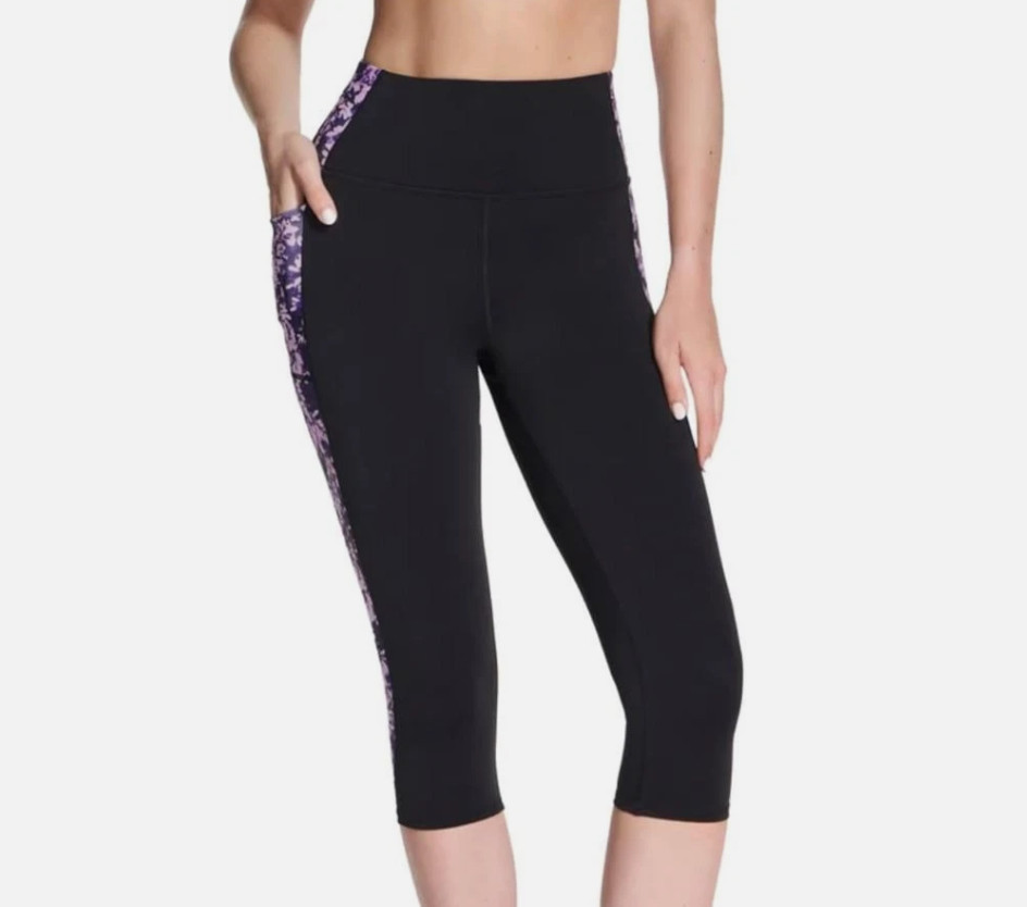 Skechers Gowalk Women’s Active Stretch Moisture Wicking Capri Legging Pant, M