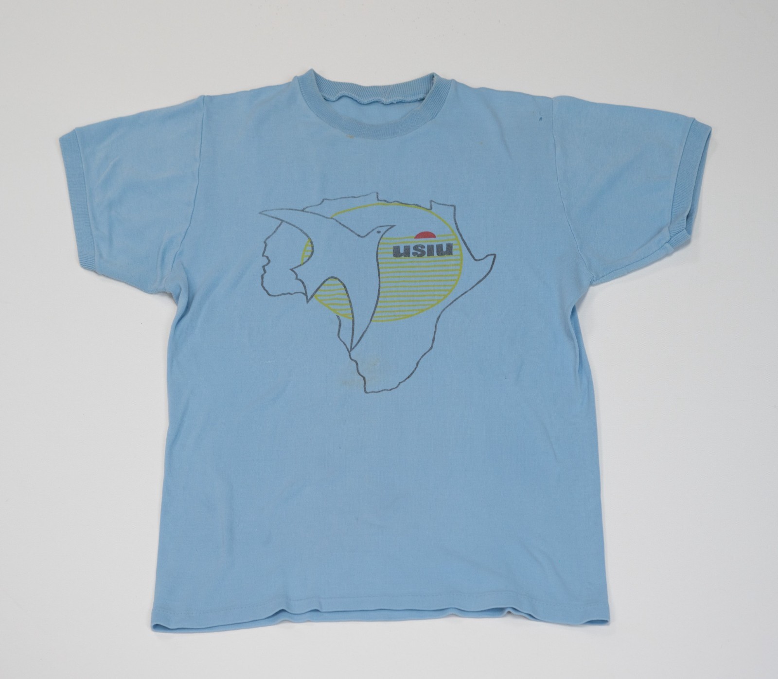 True Vintage 60s 70s Single Stitch United States International University Africa