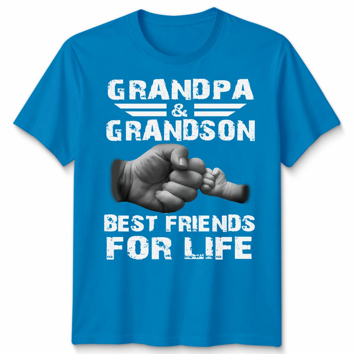 Grandpa And Grandson Unisex T Shirt Best Friends For Life Funny Xmas Gift