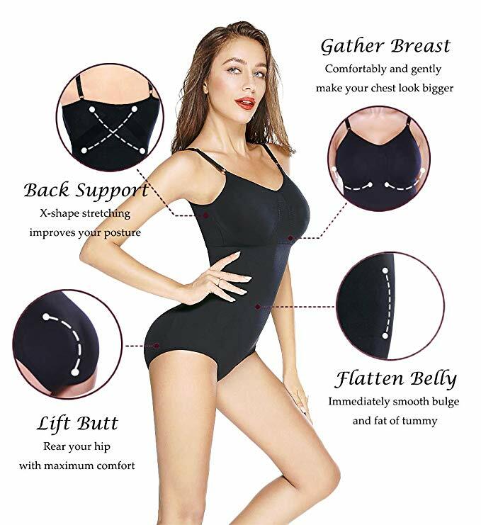 Fajas Colombianas Para Mujer Body Shaper Levanta Cola Fajate& Panty Con Brassier