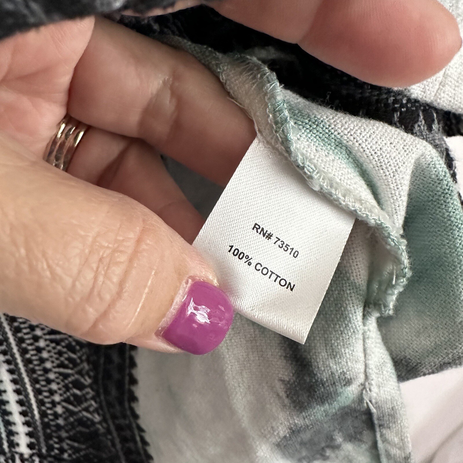 Ivy Jane Funnel Neck Top S/M Tie Dyed Embroidered Baja Anthropologie Shirt