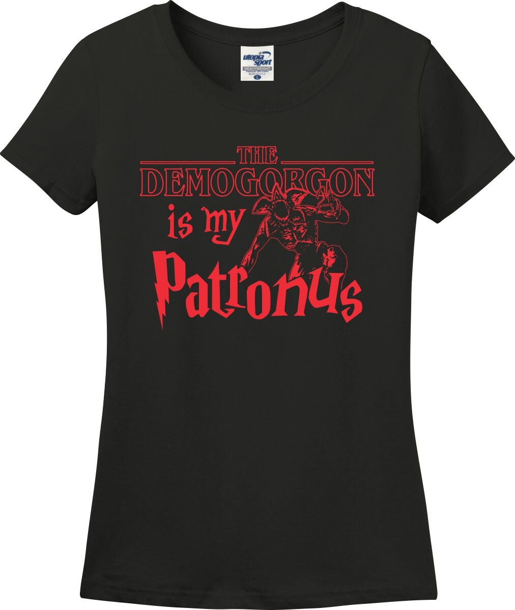 Utopia Sport The Demogorgon Is My Patronus Parody Ladies T-Shirt (S-3X)