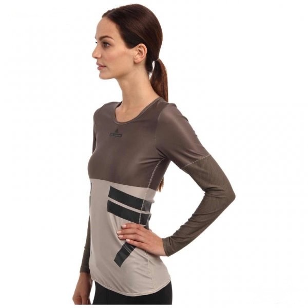 STELLA MCCARTNEY x ADIDAS Techfit dri-fit long sleeve tee – gray – M