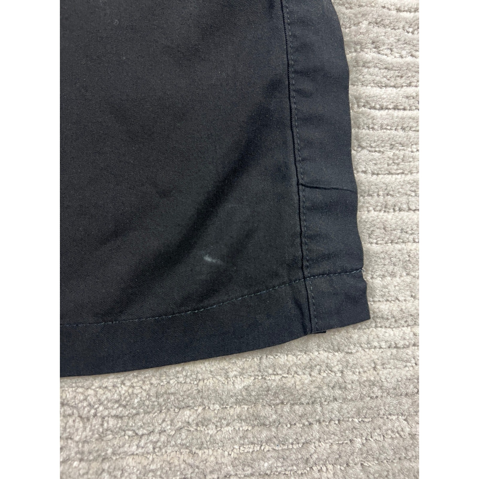 Perfectly Priscilla Blouse Women 3XL Black Tencel V-Neck Side Button HT1007PD