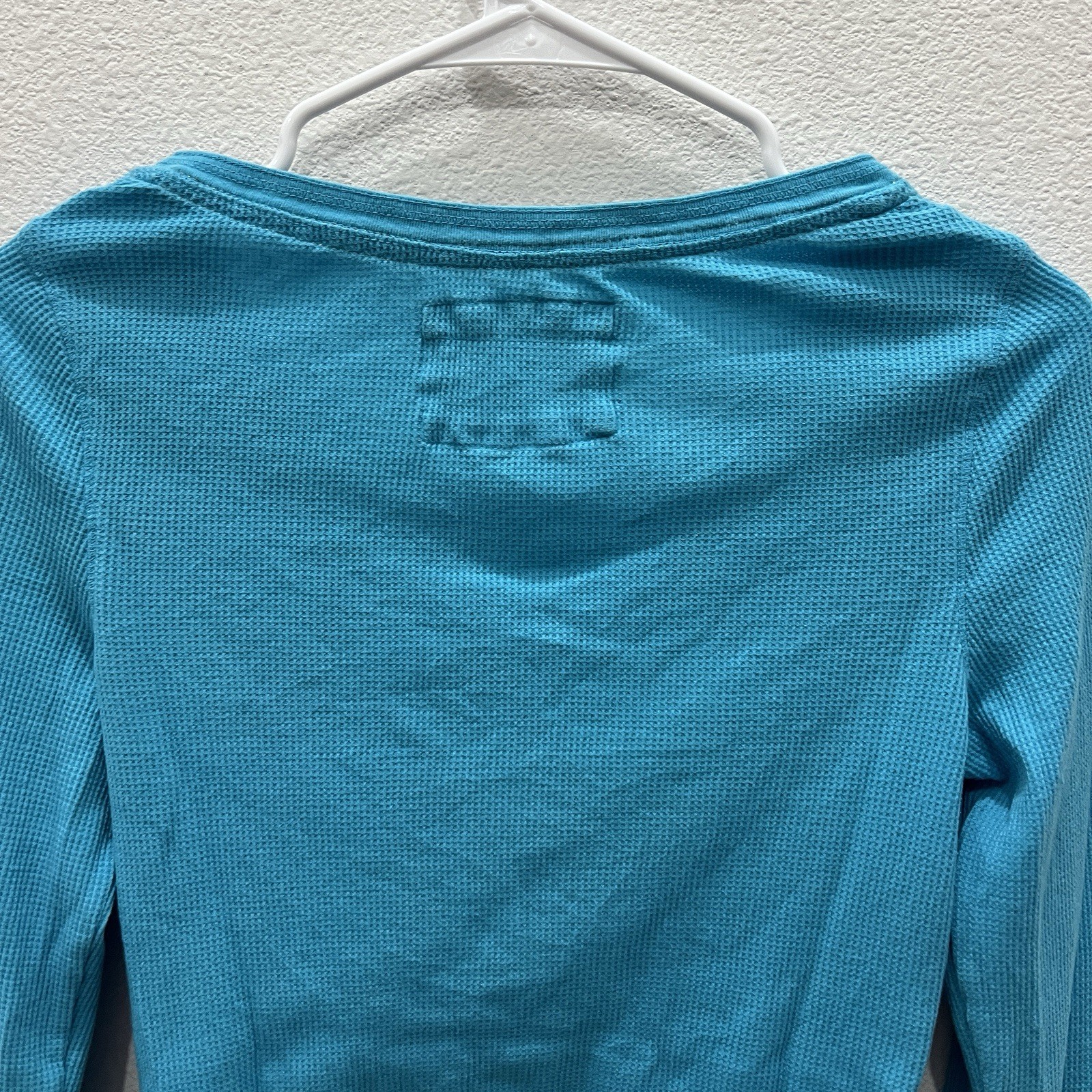 Aeropostale Vintage Y2K Ribbed Stretch Thermal Henley Bella Swan Indie Sleaze L