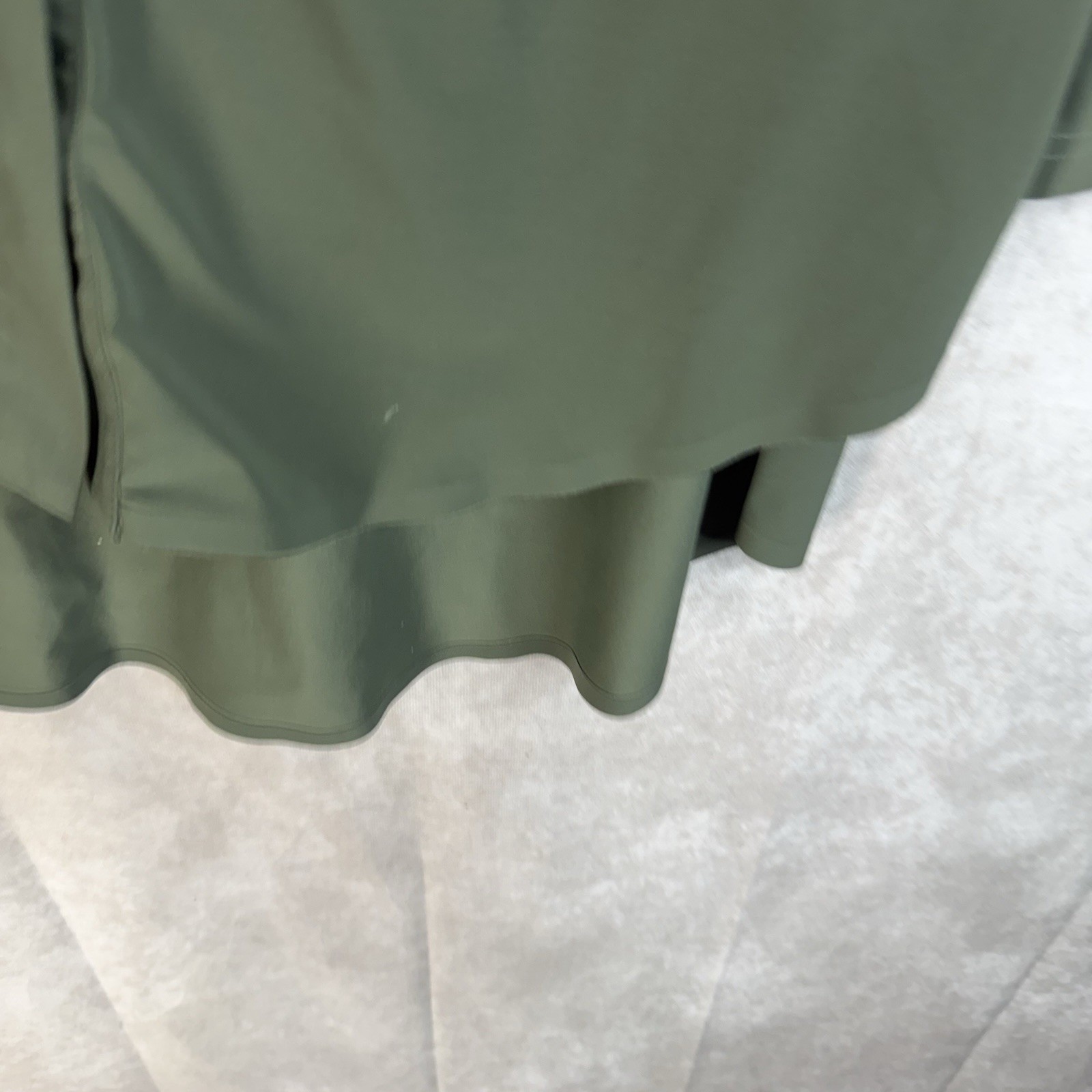 Aday Something Borrowed Long Sleeve Shirt In Moss Green Women’s Size L