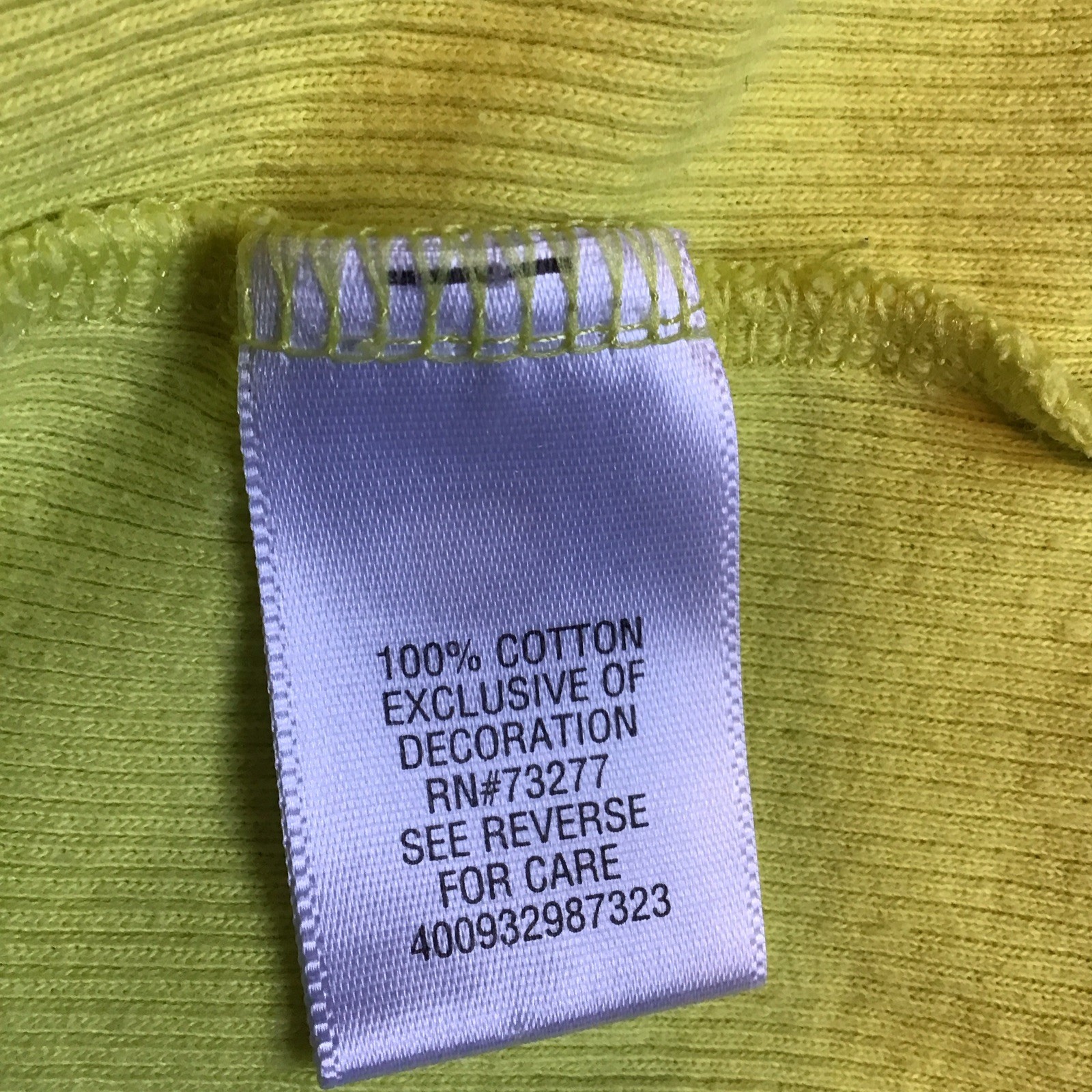 Apt. 9 Womens Y2K Lace Trim Ribbed Fitted Tank Top Size Large Yellow Neon Green
