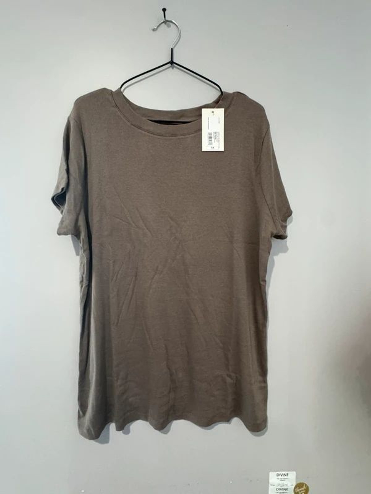 Womens Ribbed Tshirt Plus Size 1x