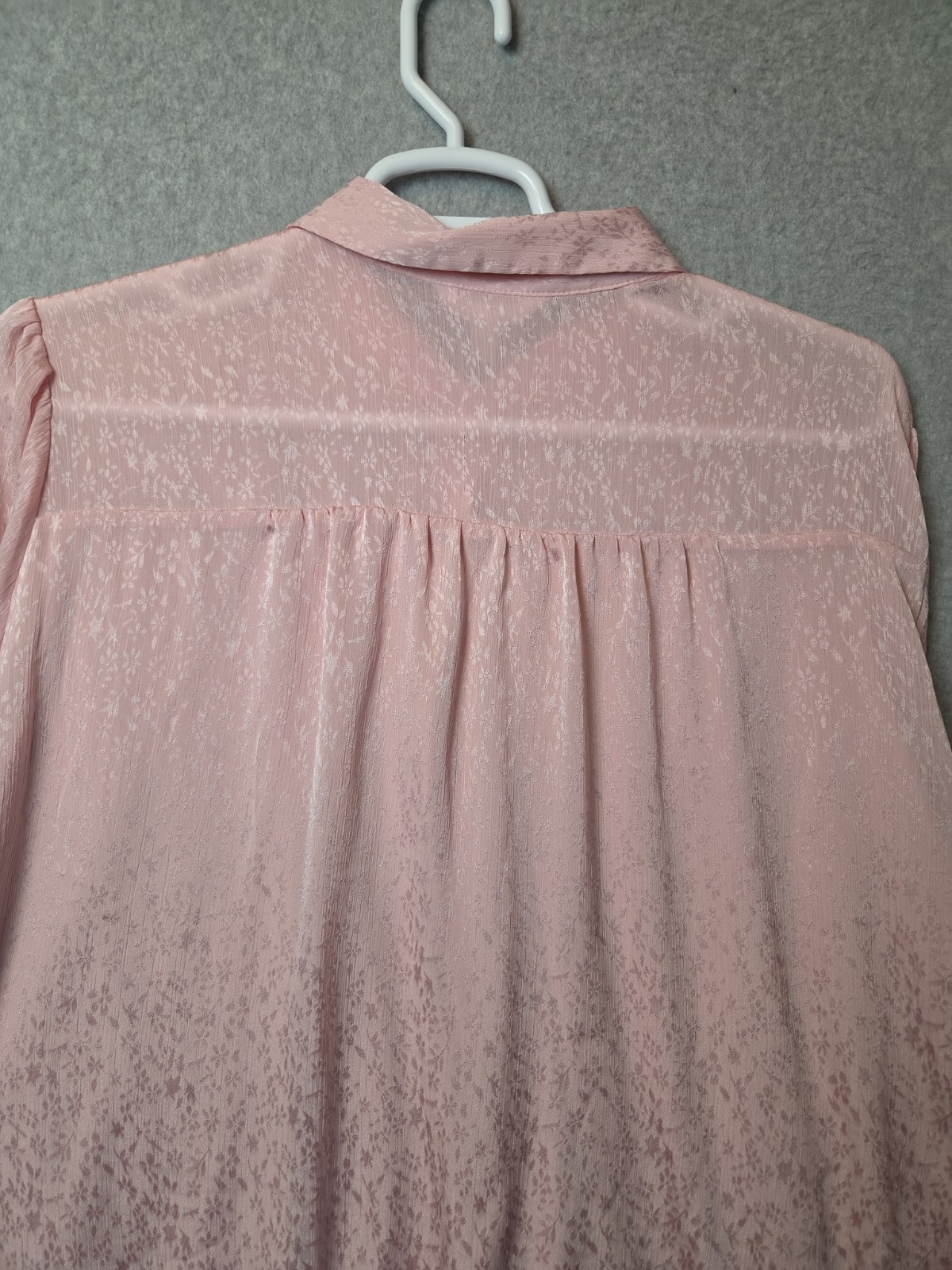 LC Lauren Conrad Pink Floral LS Lined Button Up Blouse Women’s Plus 2X