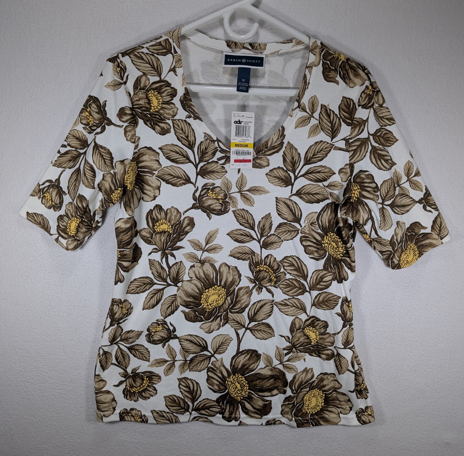 Lot Of 5 Women’s Short Sleeve Tops & Blouses Size Medium Various Brands Lot 872