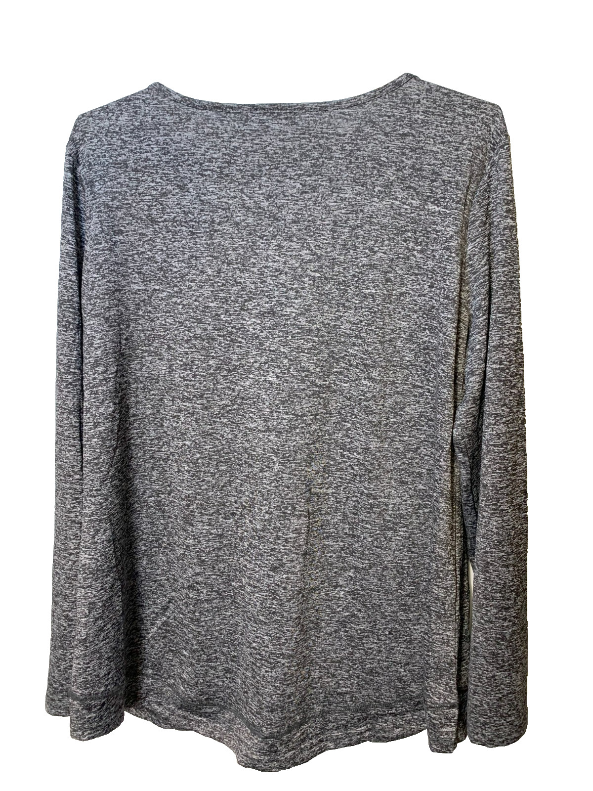 Zenbriele Size 2XL Activewear Yoga Top Grey Long Sleeve Poly Spandex Blend NWT