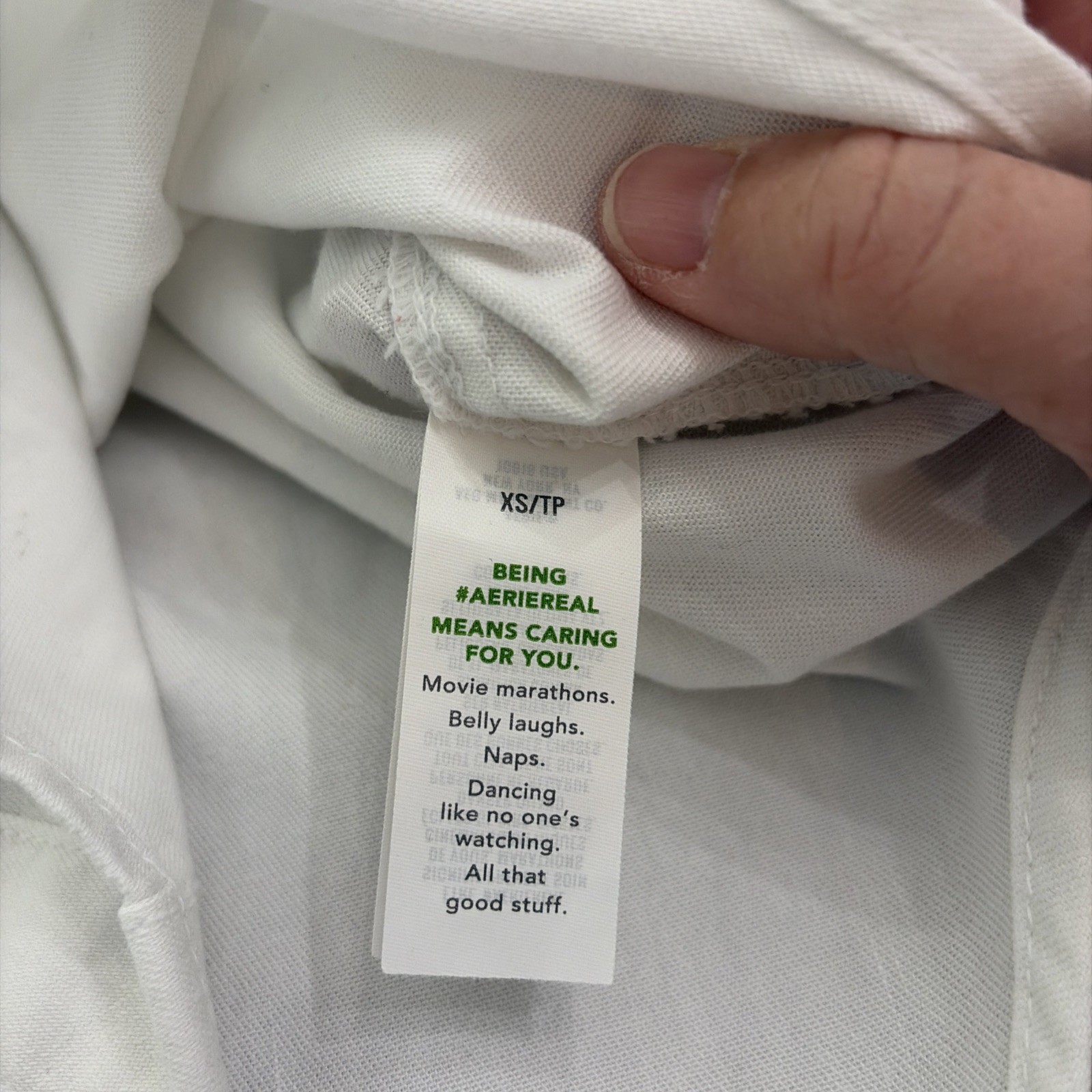 Women’s aerie Oversized Button Front Shirt-White Denim-XS-Pockets