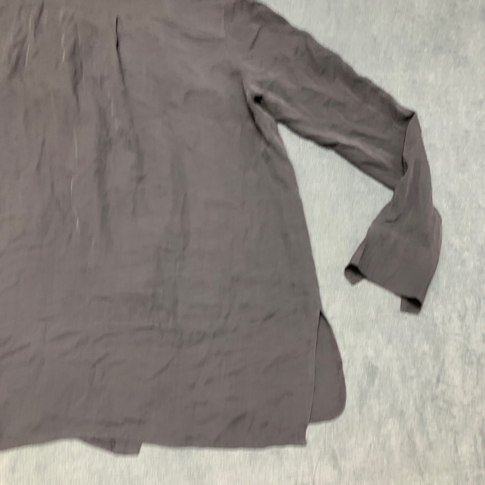 Vince Shirt Womens 4 Gray Casual Long Sleeve Collared Classic Button Front