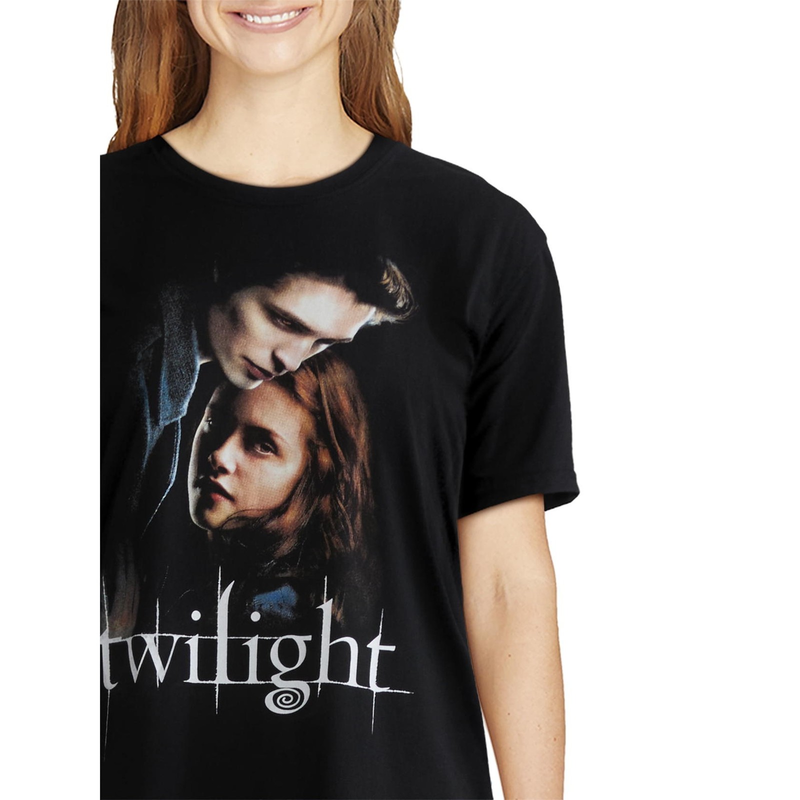 Twilight Movie Juniors Graphic T-shirt Black XXS