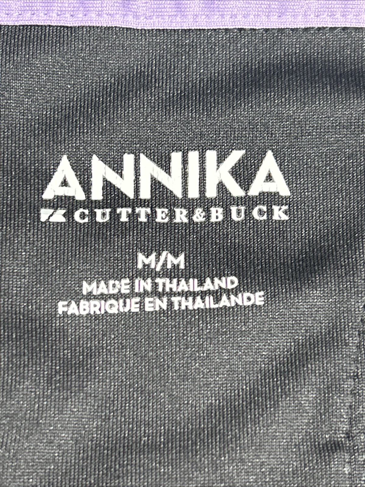 Annika Cutter & Buck Golf Polo Shirt Womens Medium Black TPC Summerlin Tour