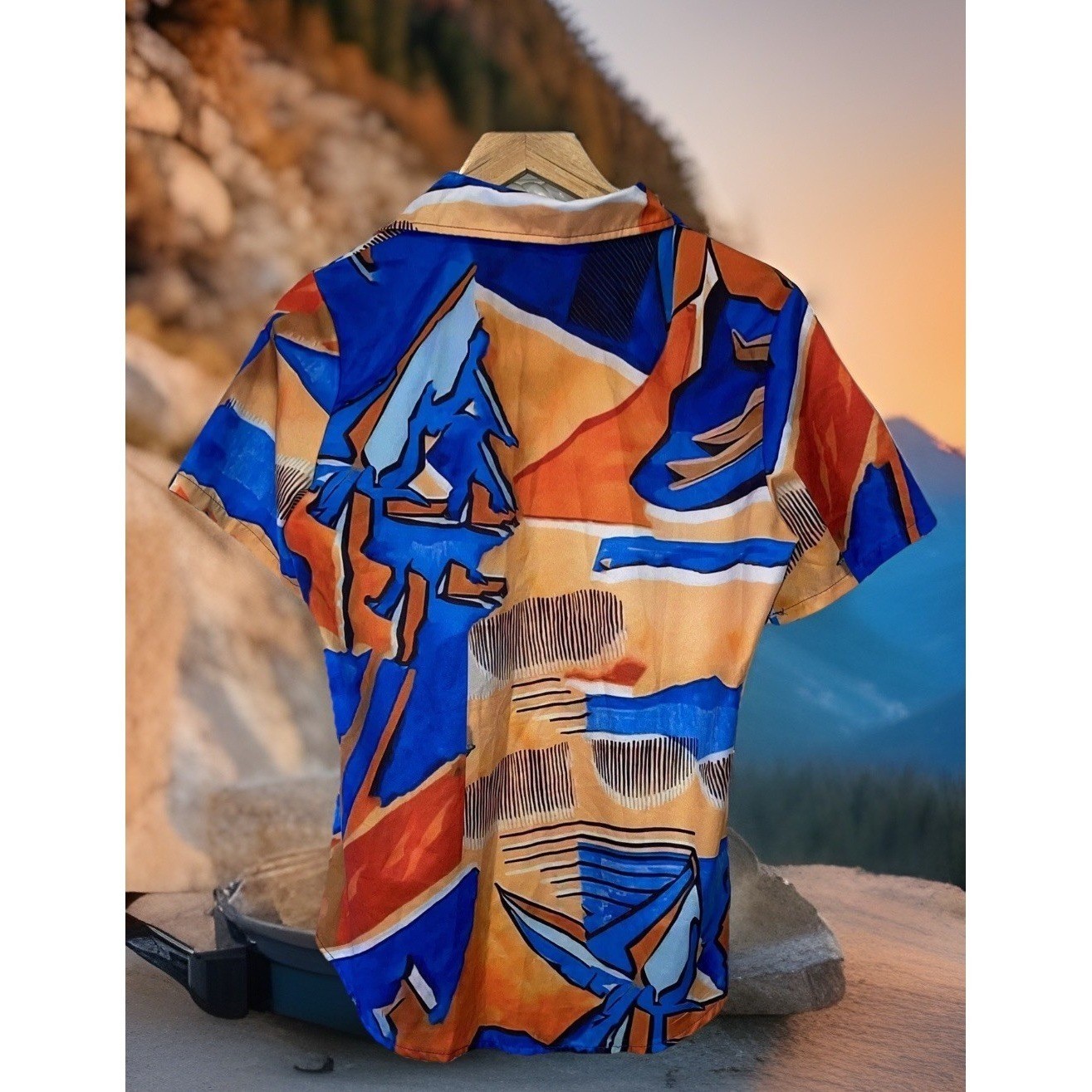 Retro Mundefeis Top Women S Artistic Abstract Geometric