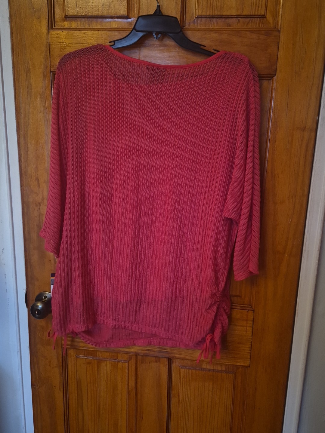 Beverly Drive Women’s Pink Long Stretchable Top Tunic Lined Size 2X NWT $44