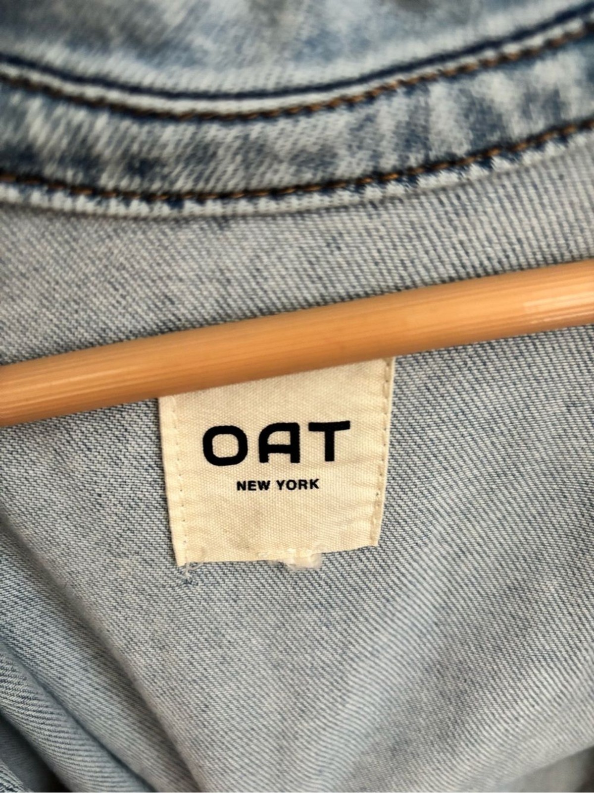 Oat New York Light Blue Denim Shirt Jacket