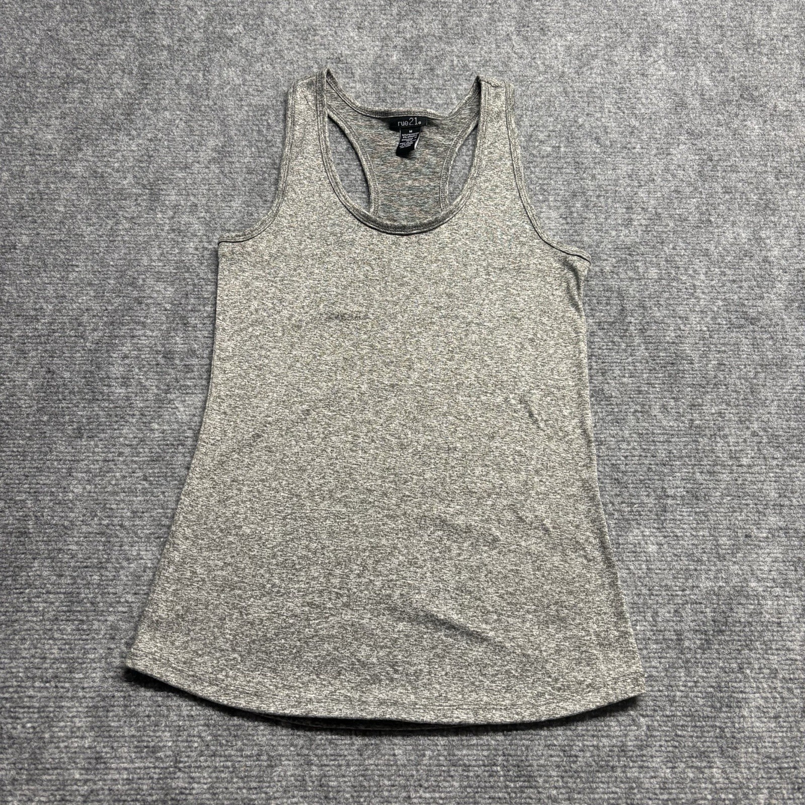 Rue 21 Gray Tank Top Size Medium 0437