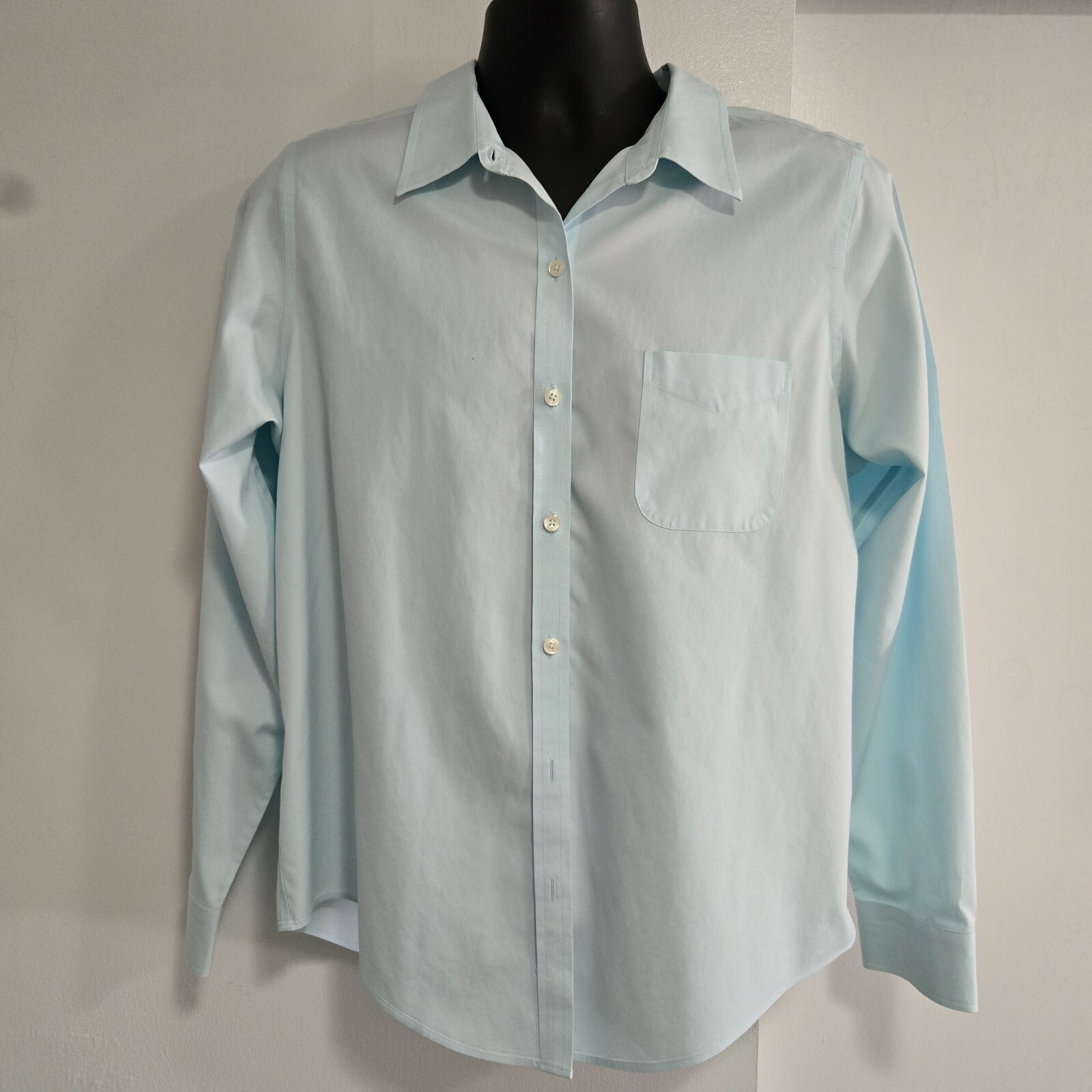LL Bean Size L Wrinkle Resistant Long Sleeve Shirt Blouse Women’s CHOOSE COLOR