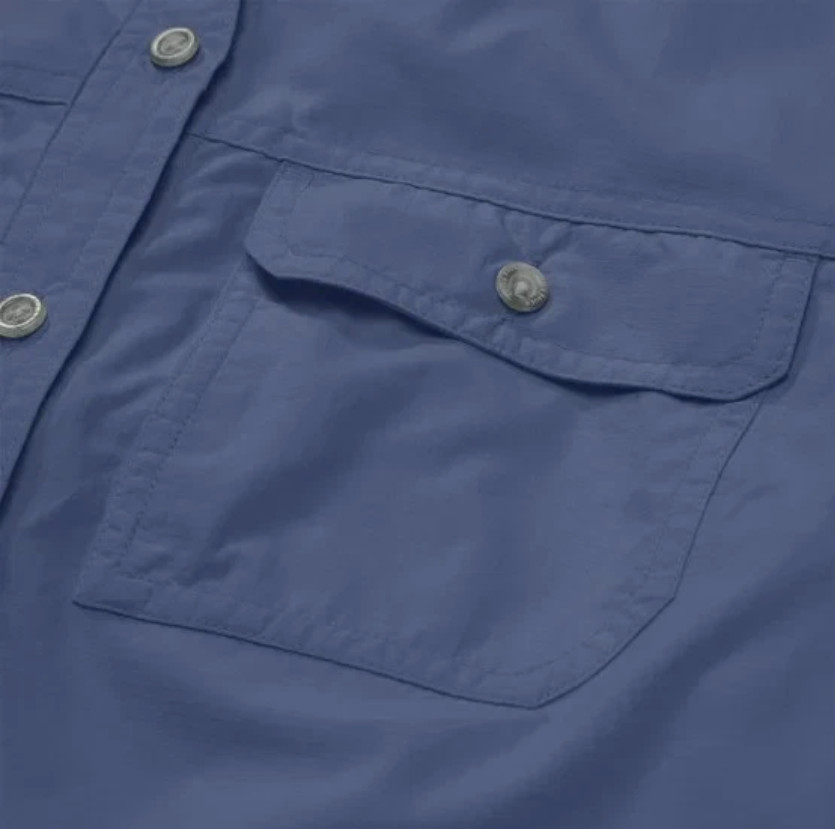 Eddie Bauer Women’s Mountain Ripstop Long Sleeve Shirt UPF 50+ Blue Size 2XL