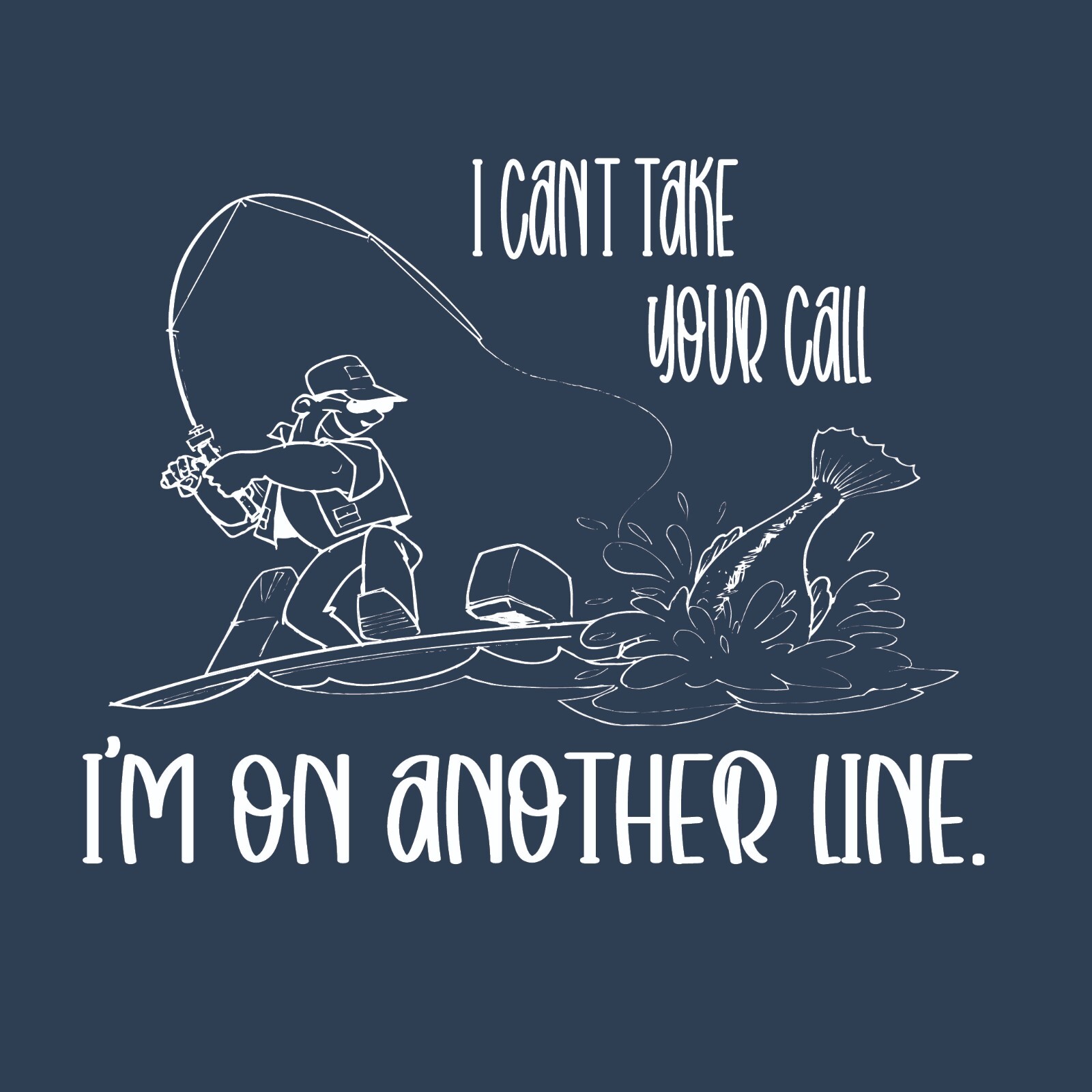 I Can’t Take Your Call Sarcastic Novelty Graphics Funny Womens T-Shirt