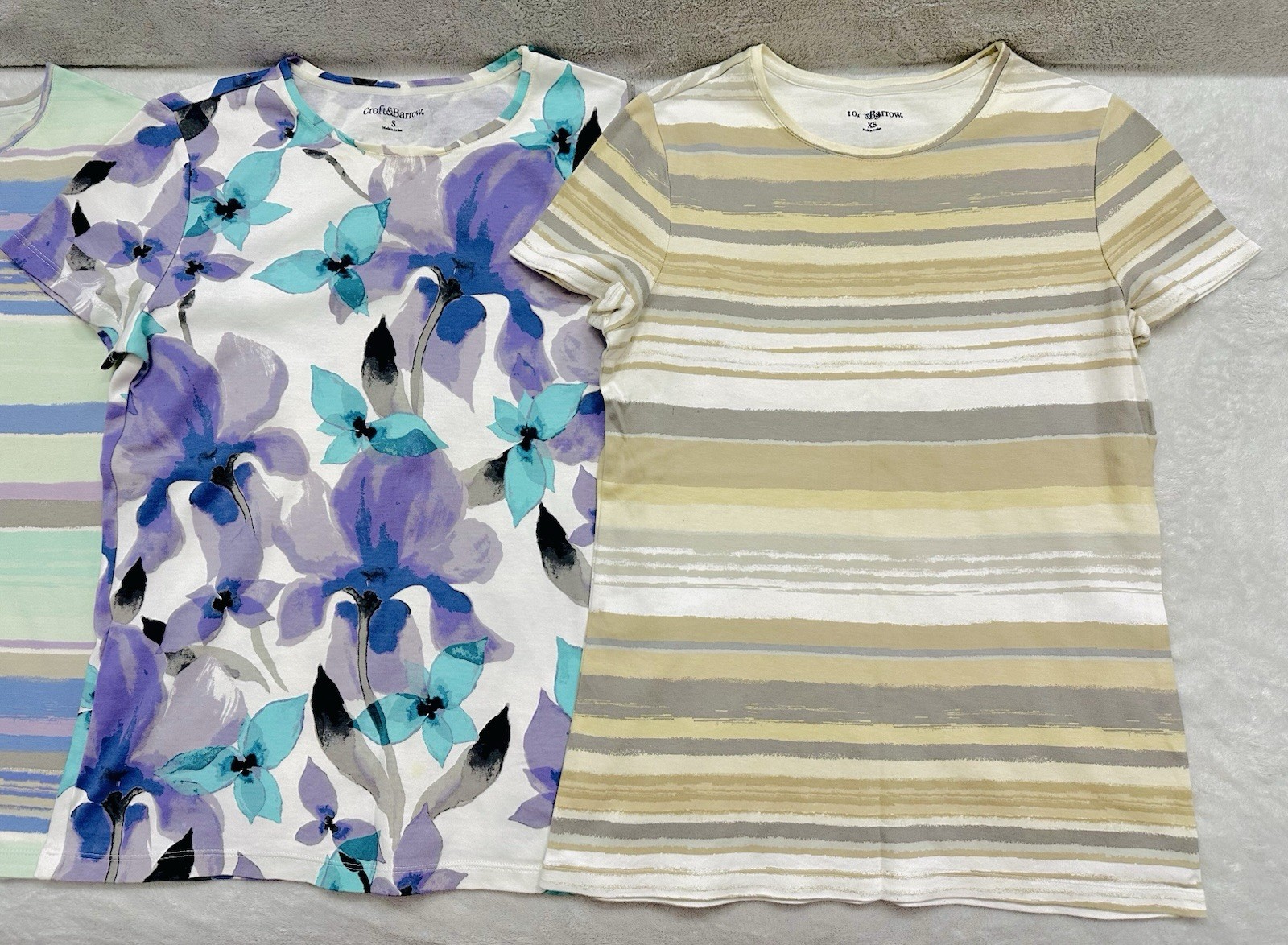 Women Lot Tops Size XS/S Craft & Barrow Cotton Excellent Condition