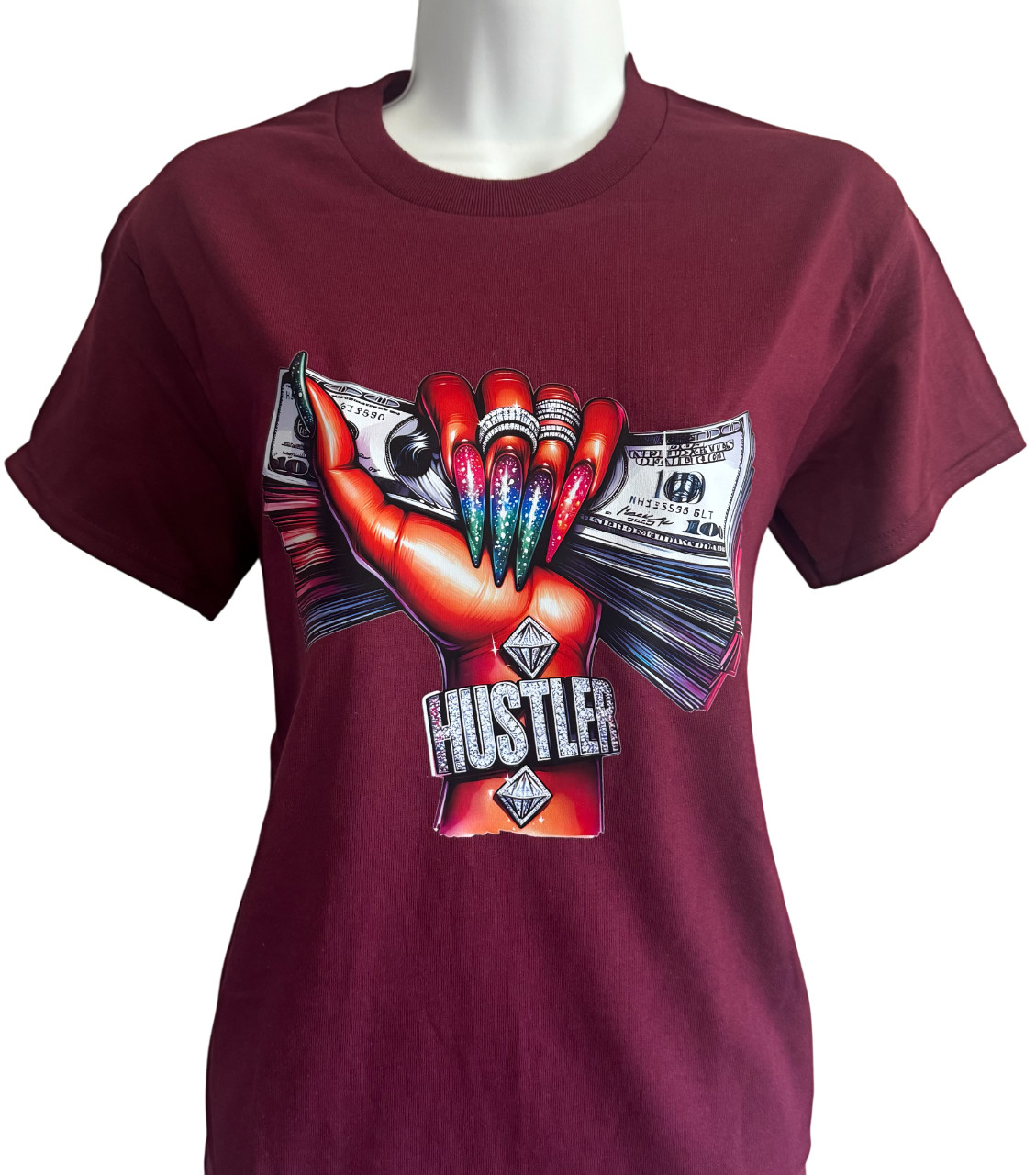 Women Hustle Graphic Tee
