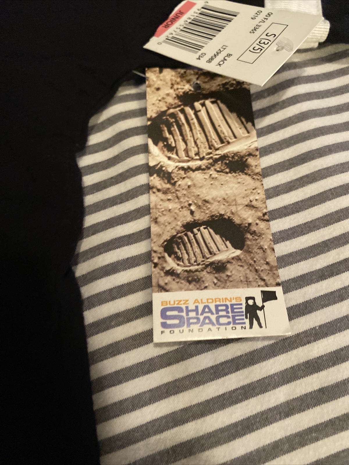 NASA WOMENS T-SHIRT SIZE SMALL BUZZ ALDRIN’S SHARE SPACE FOUNDATION (BRAND NEW)