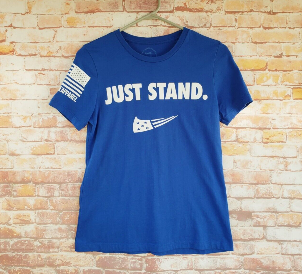🔥 Nine Line Apparel Just Stand Colin Kaepernick Football Shirt Women’s Small S
