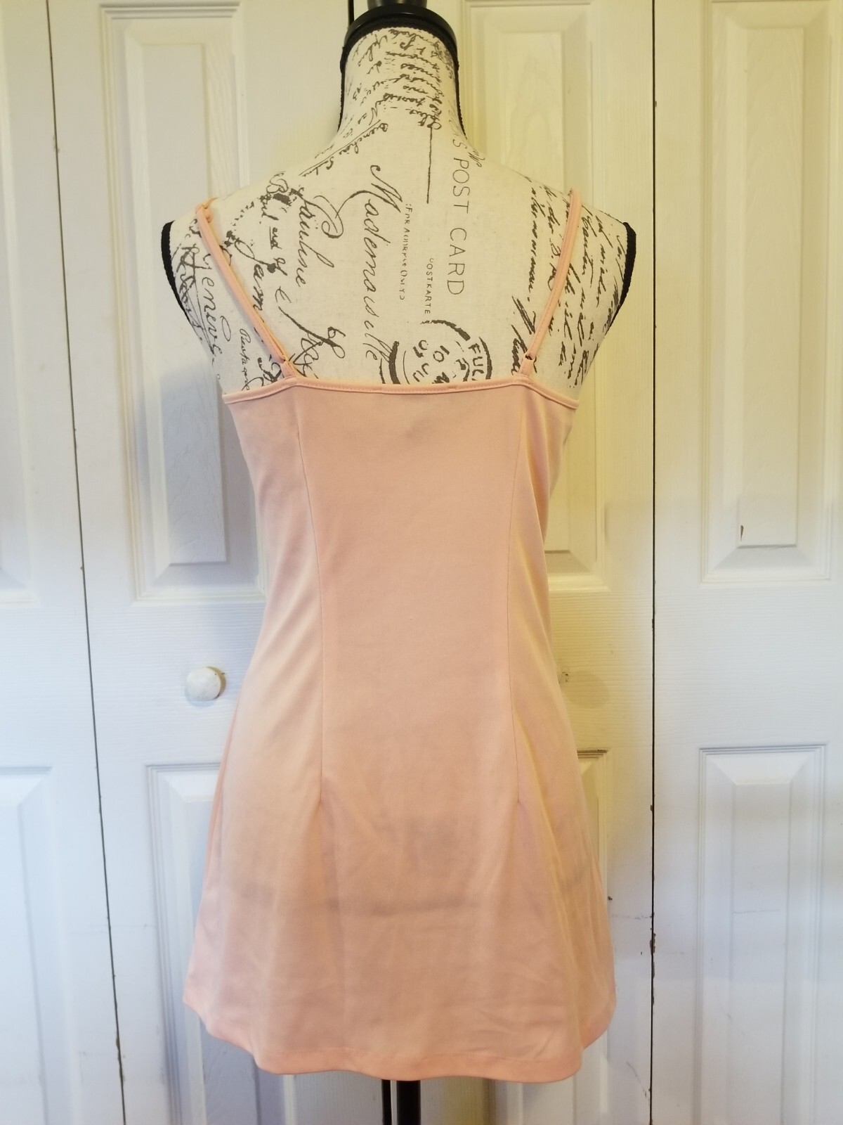 Women’s Junior’s Camisole Top Large Forever 21 Peach Fitted Tunic 32″B/28″L EUC