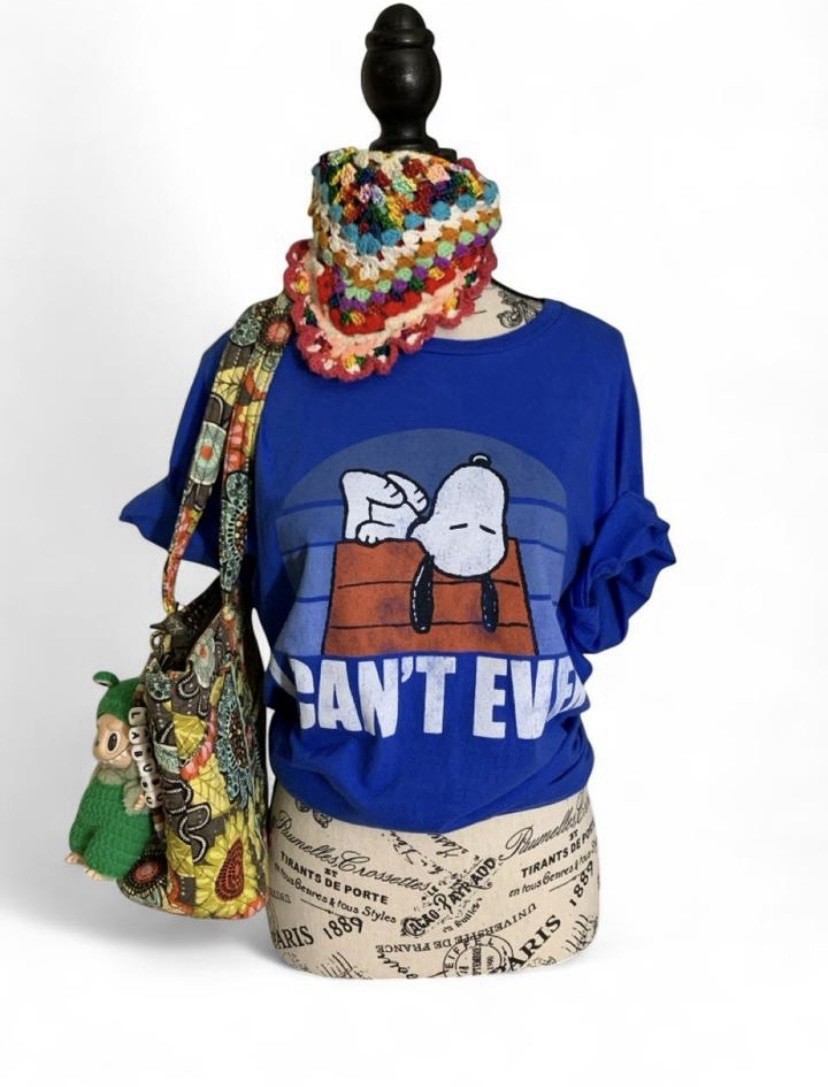 Peanuts Snoopy Graphic “I Can’t Even” T-Shirt Women’s Size XL