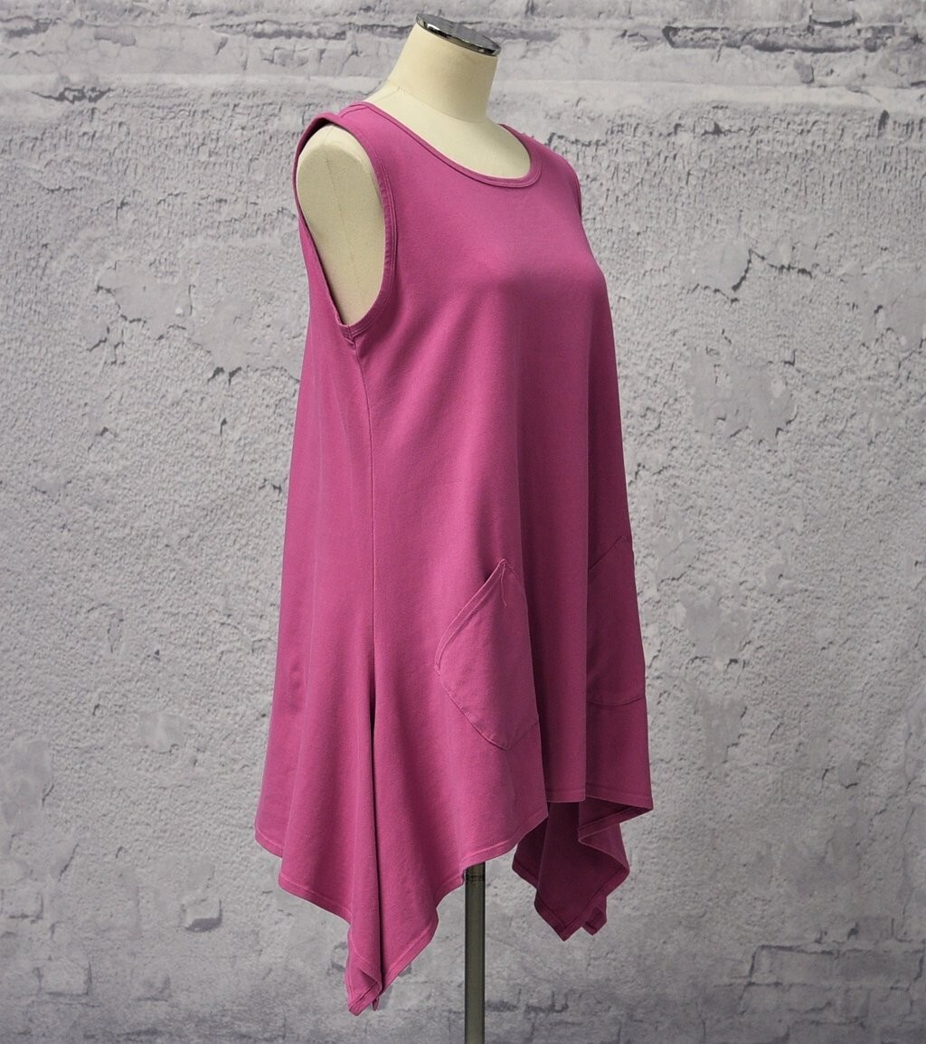 WATERSISTER USA TS02-Prairie Cotton SIERRA TANK 2-Pocket Drip-side Top S-2X