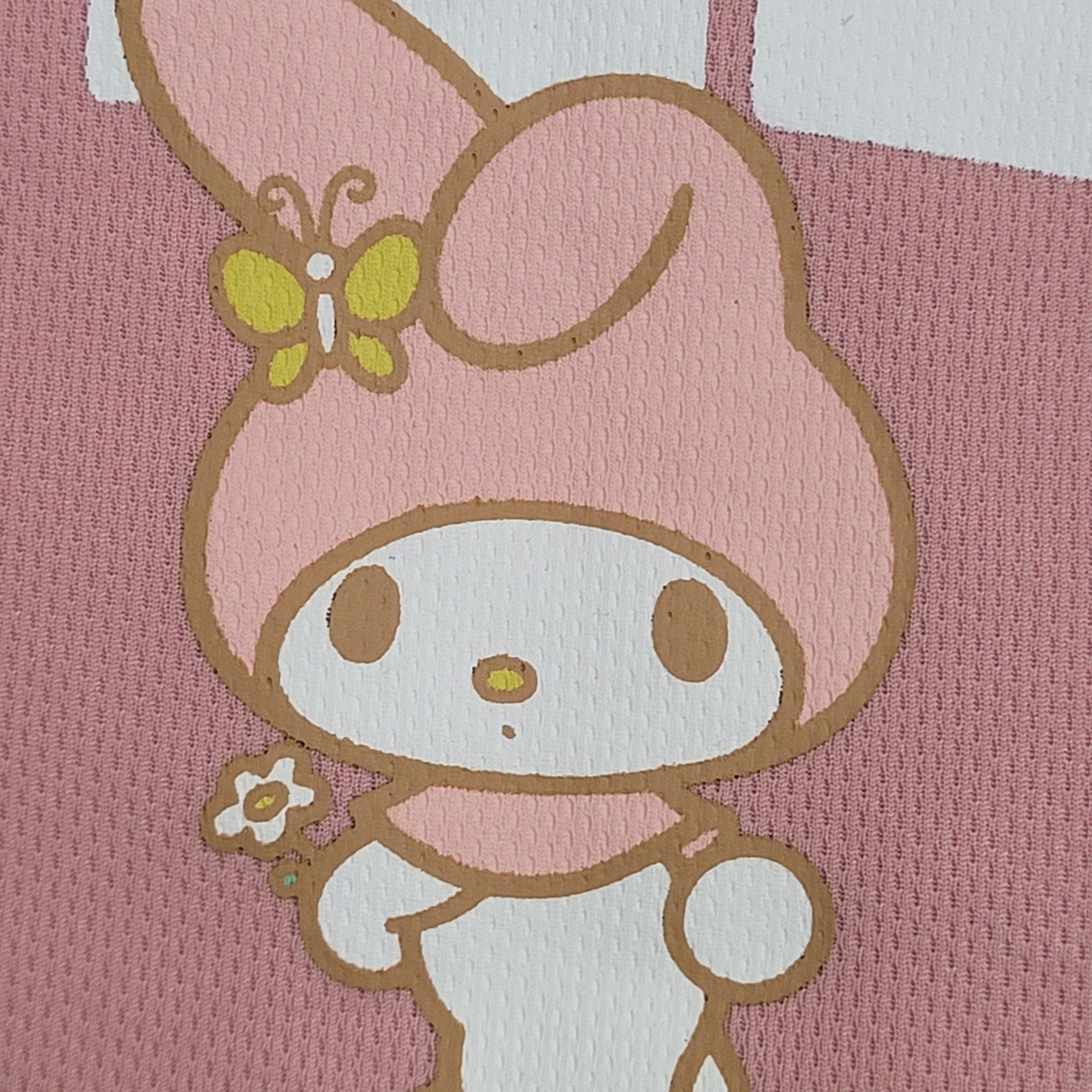 Sanrio My-Melody Shirt Womens XL 21×27 Pink Arch-Spellout