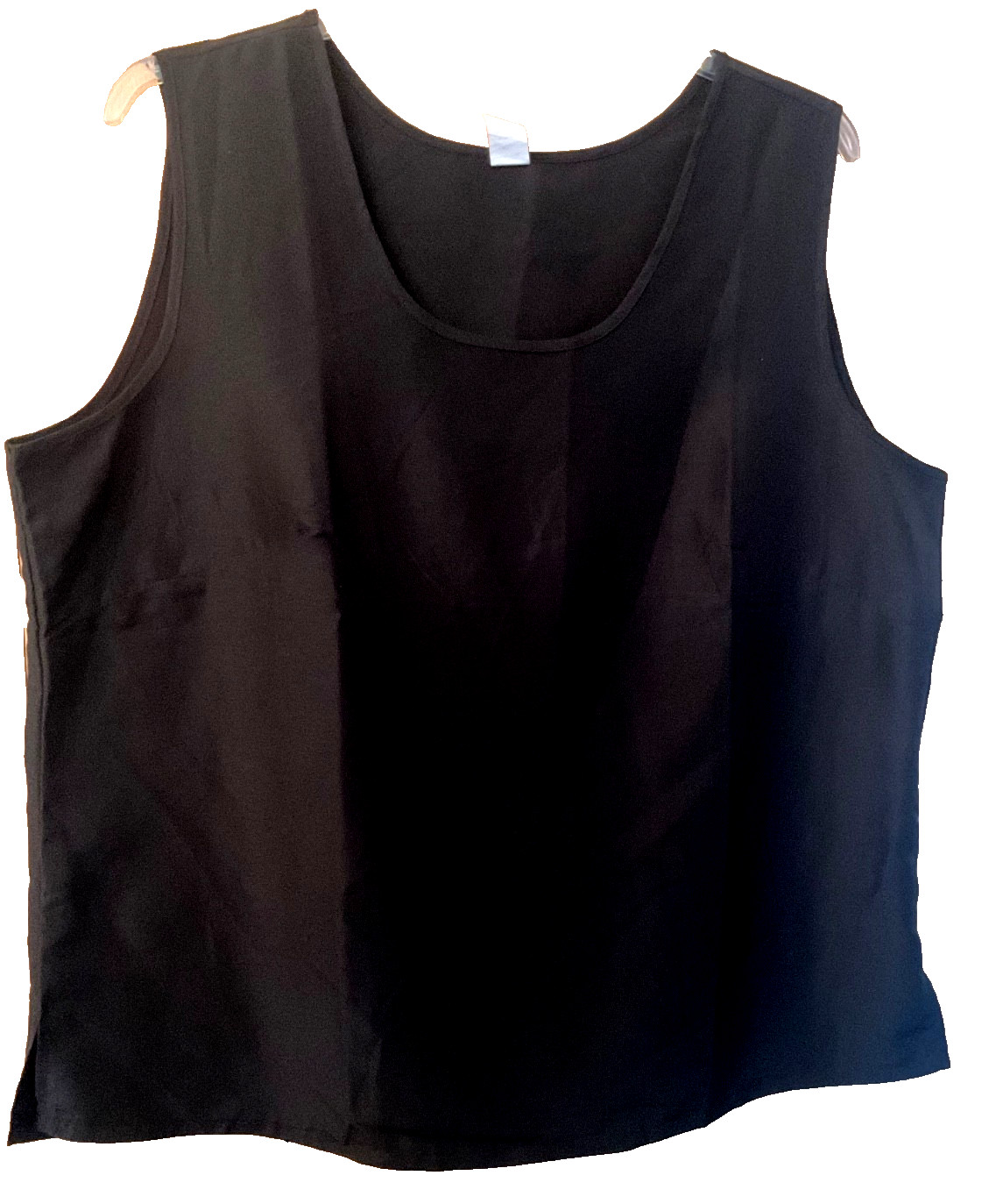 Witt Plus Size 22 Long 28in Black Sleeveless Camisole TOP Versatile