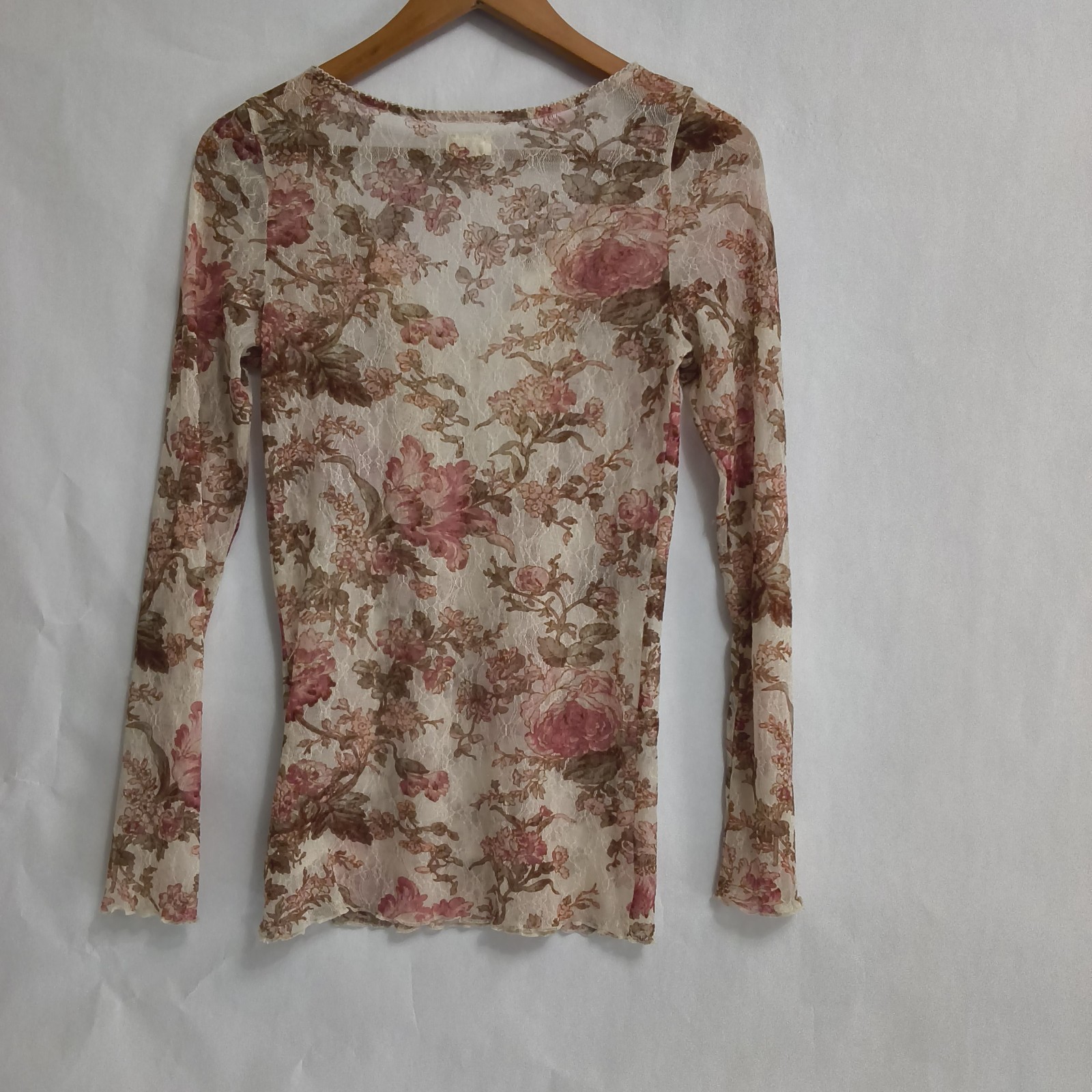 Ralph Lauren Denium Women’s M Boho Cottagecore Coquette Vtg Feminine Prairie Top