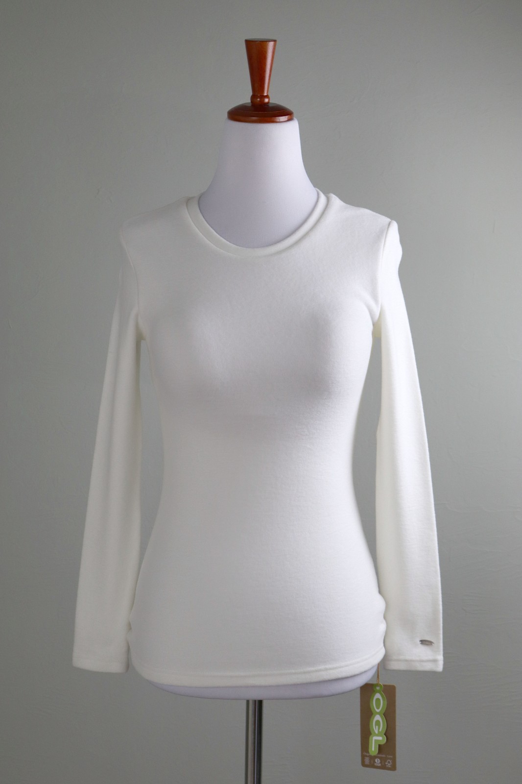 OGL NWT $68 Padded Bust Soft Stretch Lined Max Warm Langarm Brami Top Size XS