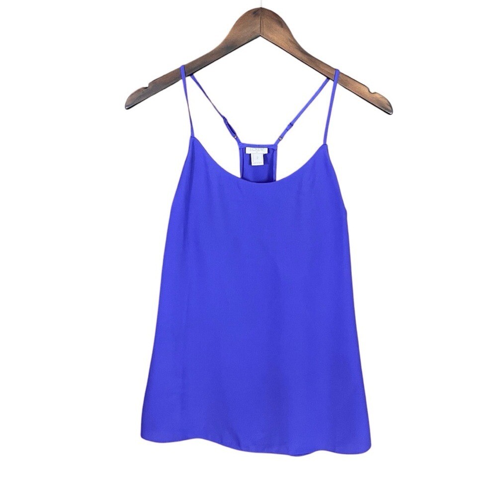 J. Crew | Spaghetti Strap Cami Tank Top Camisole Vibrant Purple Color Racerback
