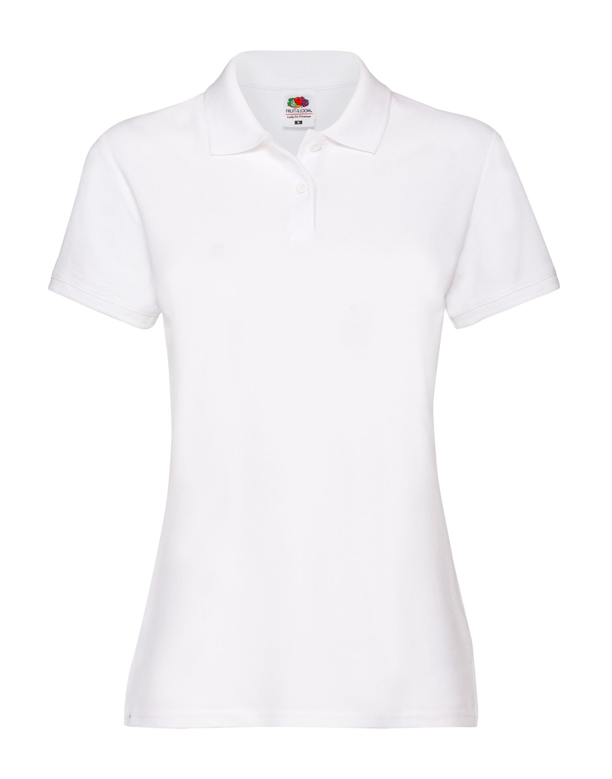 Fruit of the Loom Womens Premium Polo Shirt Ladies 100% Cotton Casual Workwear T