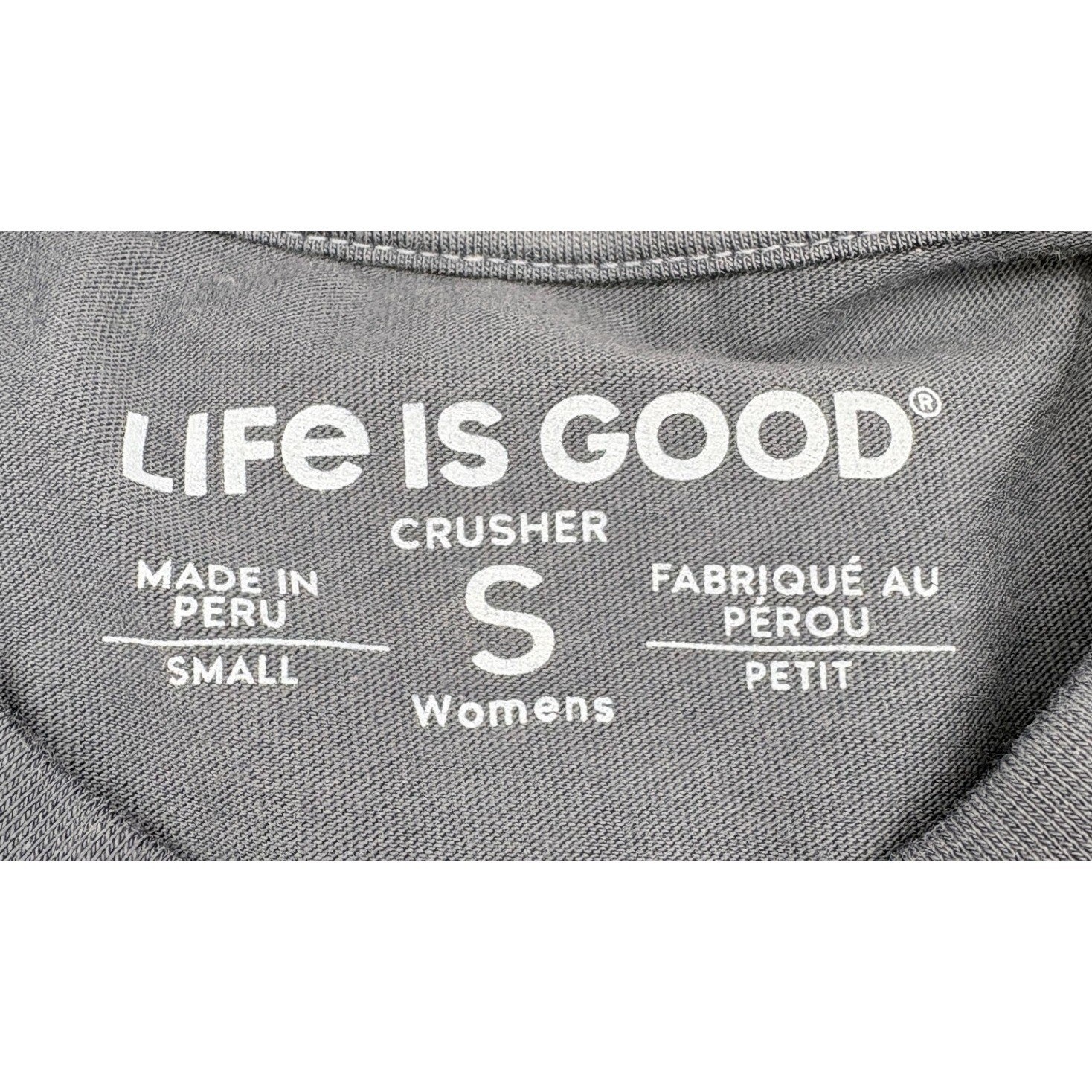 NWT Life Is Good- Hello Sunshine Womens T Shirt, Graphic Crusher Blue-Choose SZ