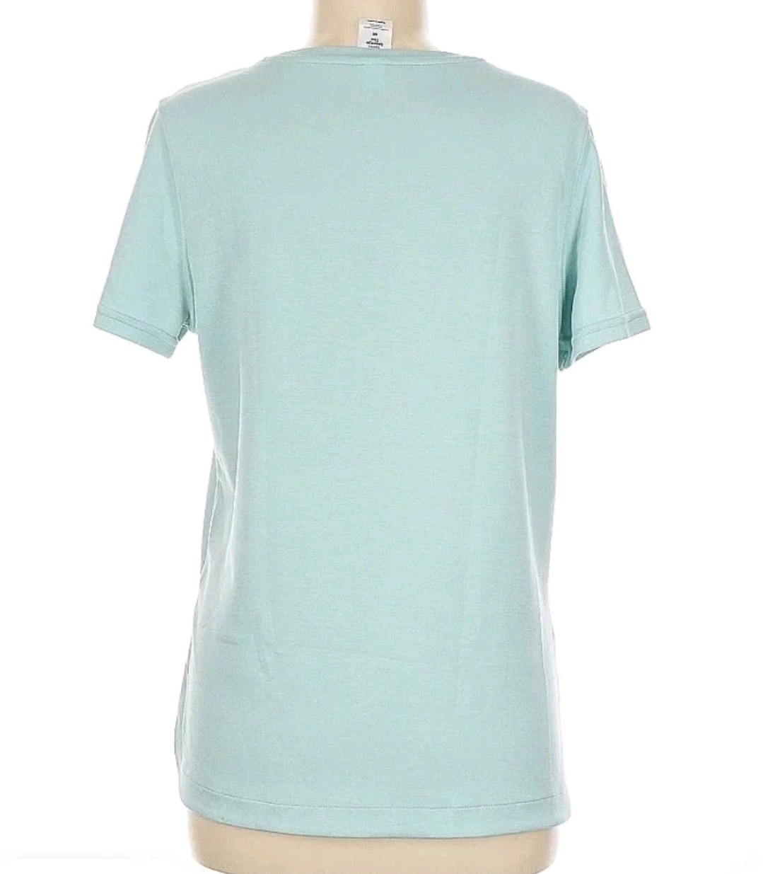 Member’s Mark Women’s Short Sleeve Luxe Tee Size XXL Mint Zest Relaxed Fit