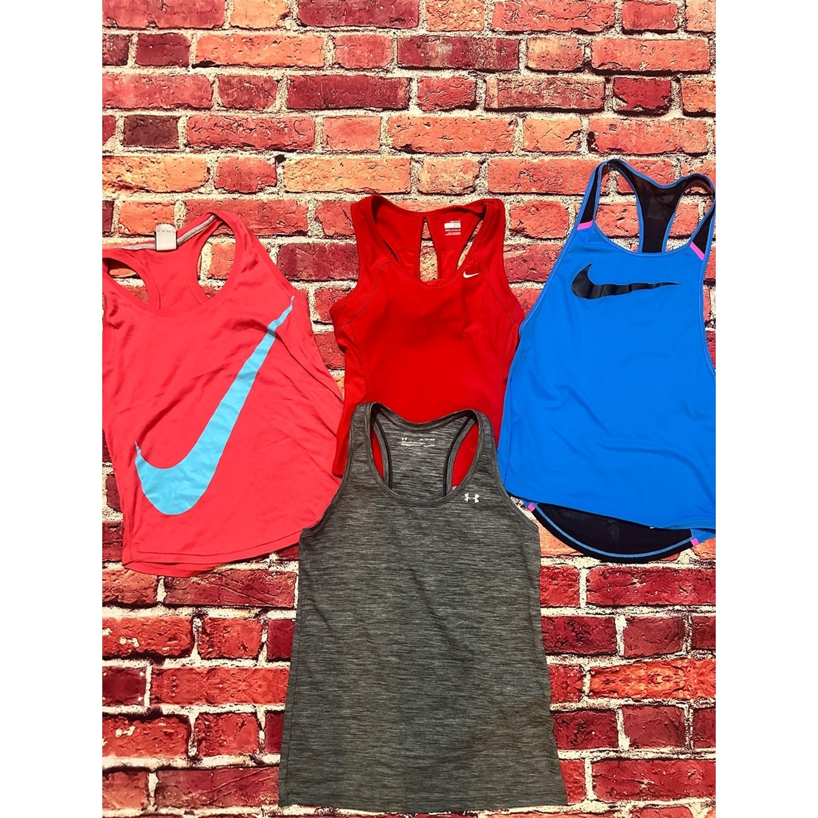 Nike and under armour tank top bundle