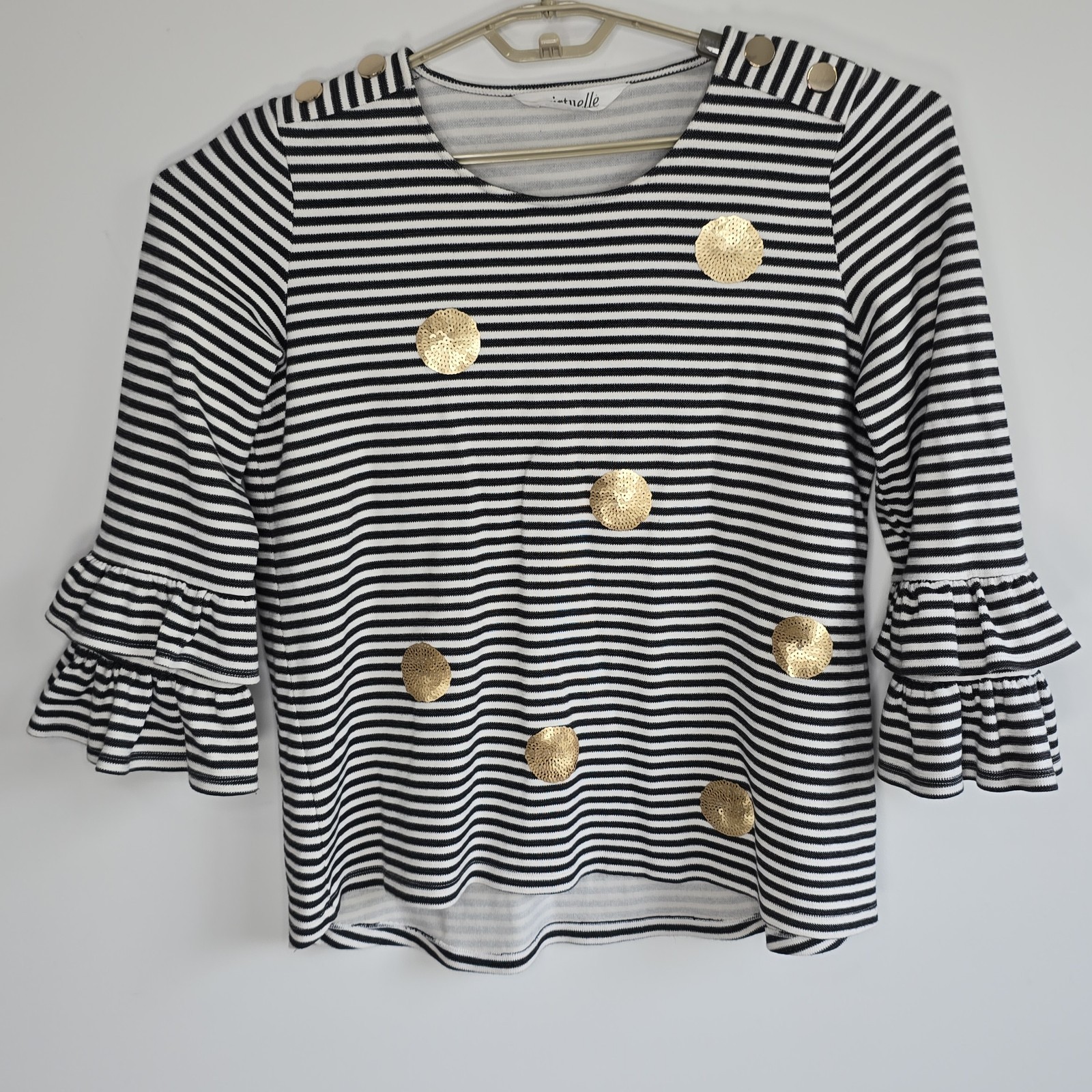 Virtuelle Top Size XS Heavy 100% Cotton Blouse