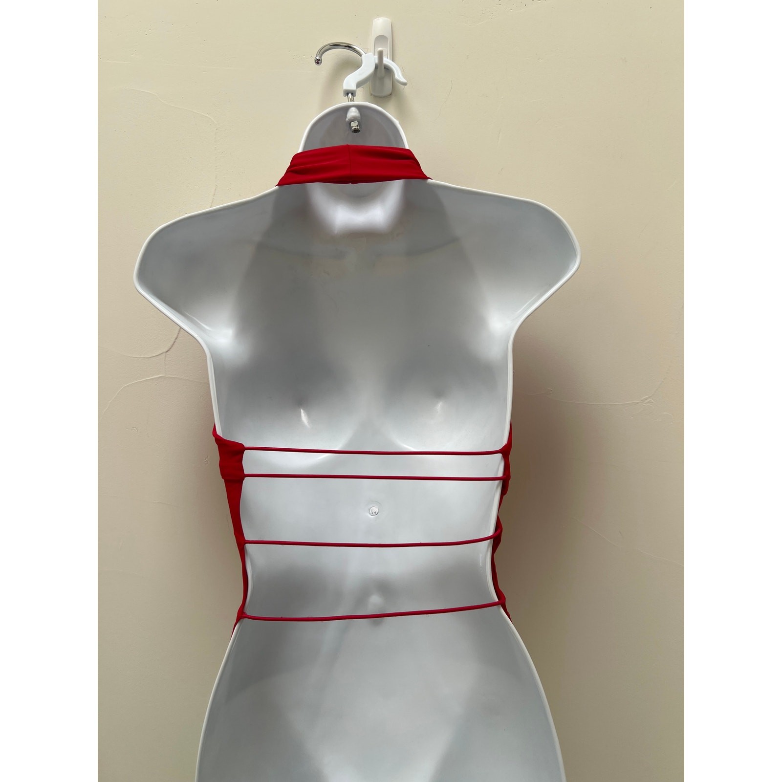 Foravi NYC Super Sexy Plunging Neckline Backless Halter Top